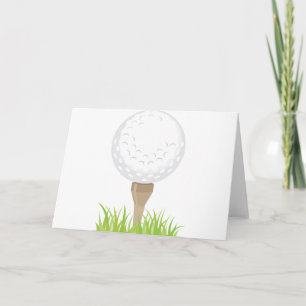 Cartão Bola de golfe