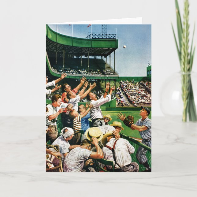 Cartão Bola de travamento do home run (Frente)