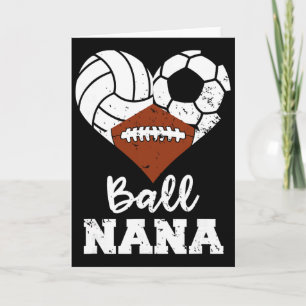 Cartão Bola Nana Futebol de Vôlei Engraçado Futebol