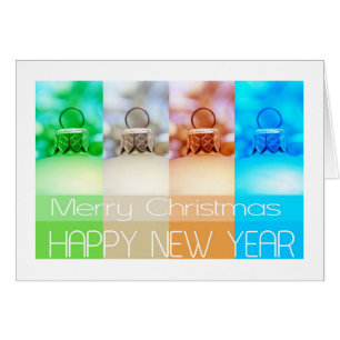 Cartão Bolas de Natal