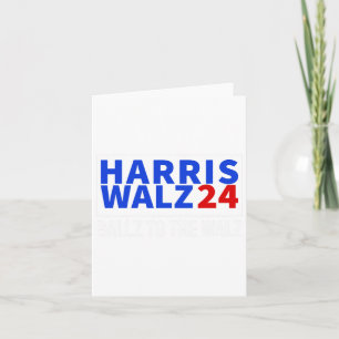 Cartão Bolas Para O W Harris W 2024 Kalama Harris Valsa 2