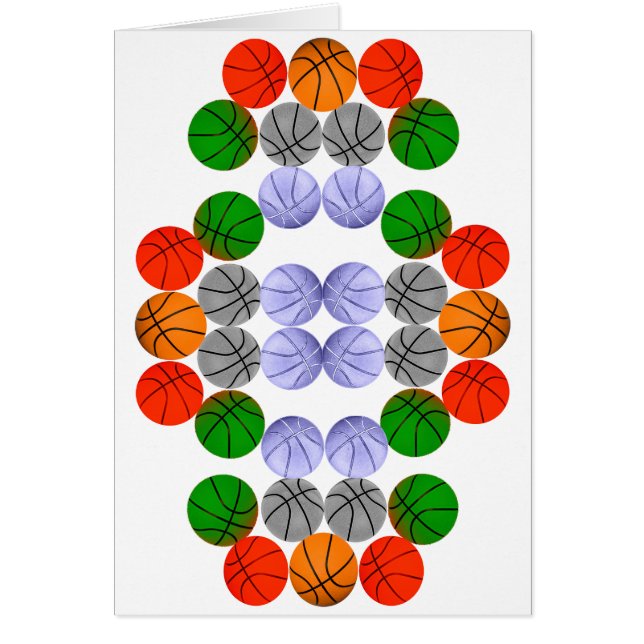 Cartão Bolas verticais (Frente)