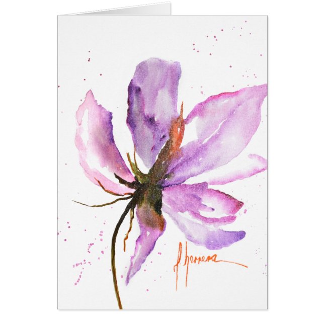 Cartão Bold Floral IV (Frente)