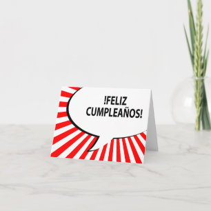 Cartão Bolha de BD Feliz
