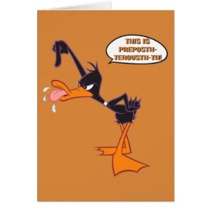 Cartão Bolha de Discurso Daffy