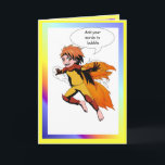 Cartão Bolha feericamente do discurso, Superboy<br><div class="desc">Cartão de bolha feericamente do discurso; preencha a bolha do discurso com sua própria mensagem. Personalize então a mensagem interna,  ou deixe-a como é,  o que quer que você quer fazer!</div>