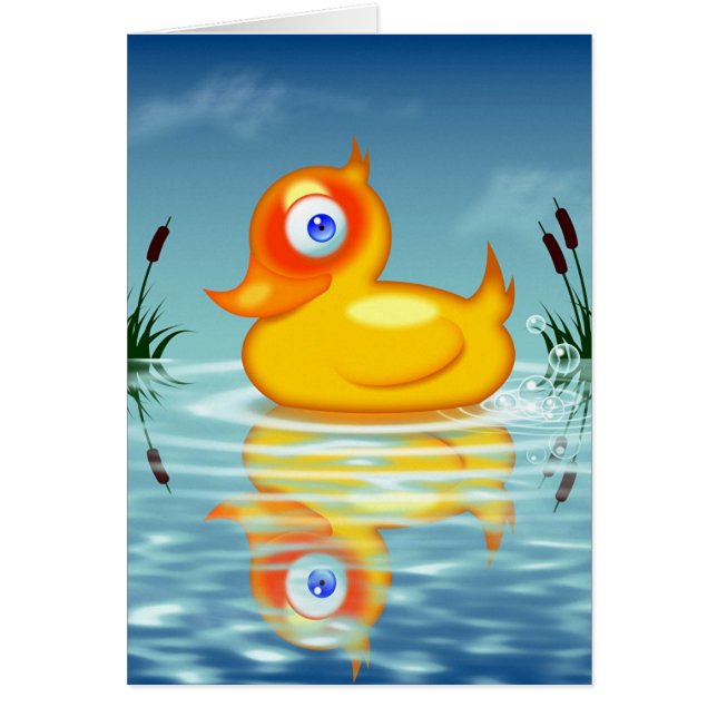 Cartão Bolhas de borracha do grasnado (Frente)