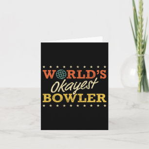 Cartão Boliche de Bowler mais conhecida do mundo