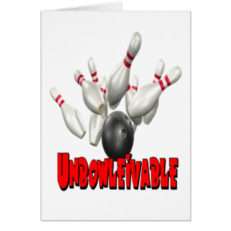 Cartão Boliche de Unbowlievable