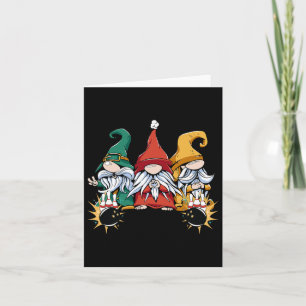 Cartão Boliche Gnomos Boliche Pins Boliche
