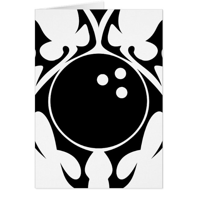 Cartão boliches. (Frente)