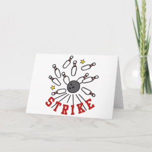 Cartão Boliches de greve