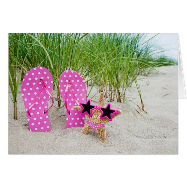 Cartão Bolinhas Bikini (Frente Horizontal)