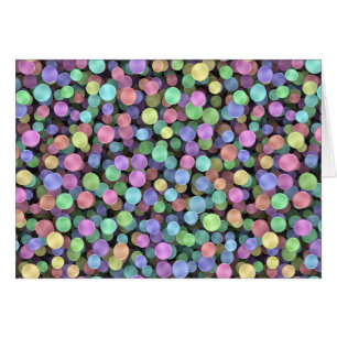 Cartão Bolinhas Sparkling do arco-íris