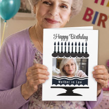 Bolo de Aniversário da Sogra com Foto Personalizad