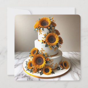 Cartão BOLO DE ANIVERSÁRIO DECORADO DE na moda SFLOWER