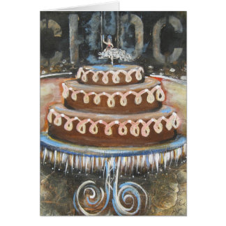 Cartão Bolo de chocolate