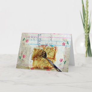 Cartão Bolo de Comida