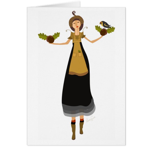 Cartão Bolota calma (Frente)