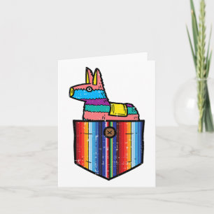Cartão Bolsa Pinata Serape Cinco De Mayo Festa Mexicana