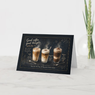 Cartão Bom Café, Boas Ideias, Latte Mocha Card