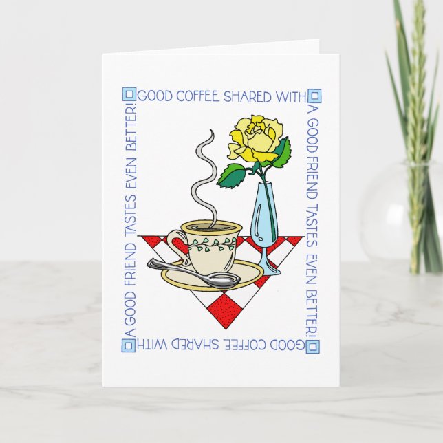 Cartão Bom Café Bom Amigo (Frente)