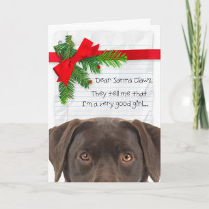Cartão Bom Chocolate Lab Natal