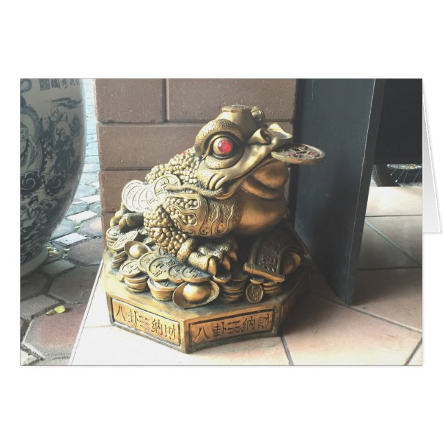 Cartão Bom Sapo da Fortuna, Chiang Mai (Frente Horizontal)