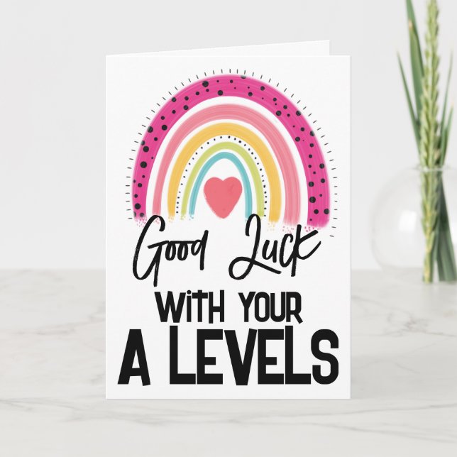 Cartão Bom Sorte que você tem isso! Exame (Frente)