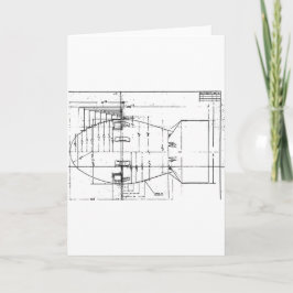 Cartão Bomba atômica do Homem Gordo