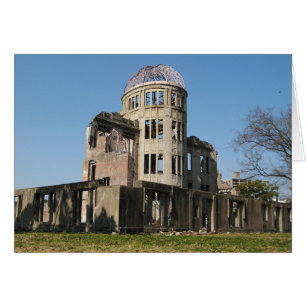 Cartão Bomba Atômica Dome, Hiroshima, Japão