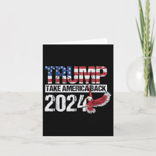 Cartão Bomba De Bandeira Americana Para O Presidente Elei