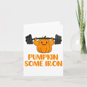 Cartão Bomba De Ferro Diversão De Gym Halloween Lifend