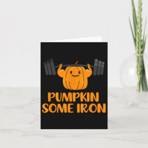 Cartão Bomba De Ferro Diversão De Gym Halloween Lifend