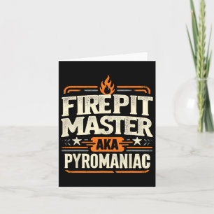 Cartão Bomba de Fogo Mestre Piromancy Pyrotechnical Fire