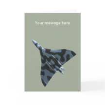 Bombardeiro vulcano em voo