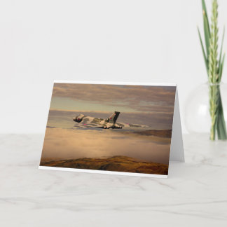 Cartão Bombardeiro XH558 de Avro Vulcan