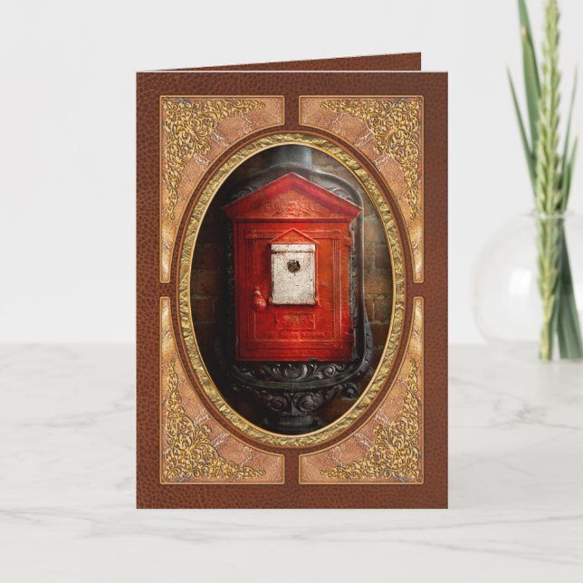 Cartão Bombeiro - A caixa de fogo (Frente)