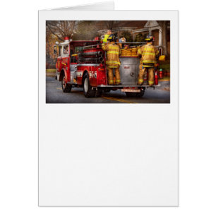 Cartão Bombeiro - Corpo de Bombeiros de Metuchen