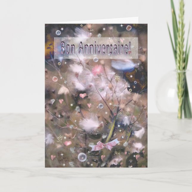 Cartão Bon Anniversaire! (Frente)