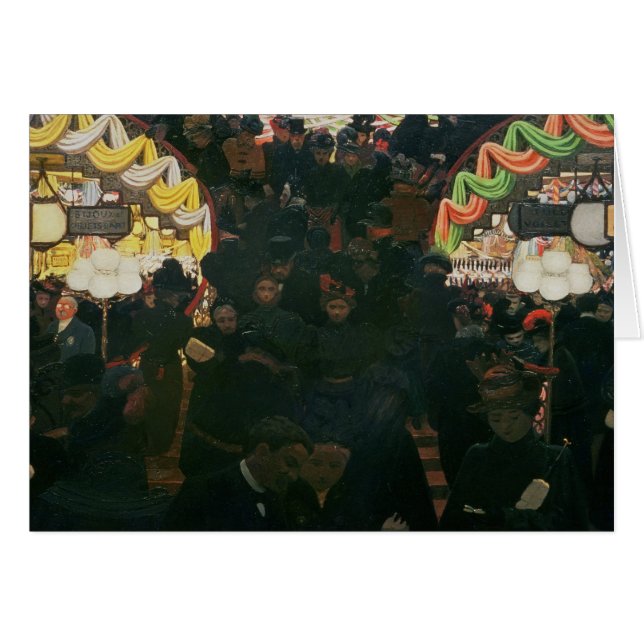 Cartão Bon Marche 1898 (Frente Horizontal)