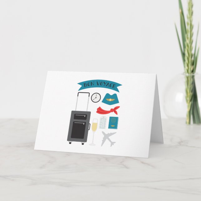Cartão Bon Voyage (Frente)