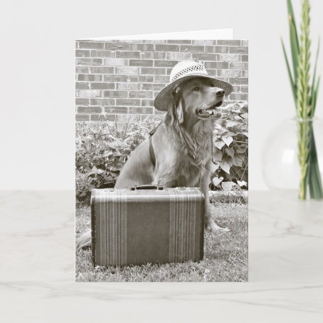 Cartão Bon voyage (Frente)