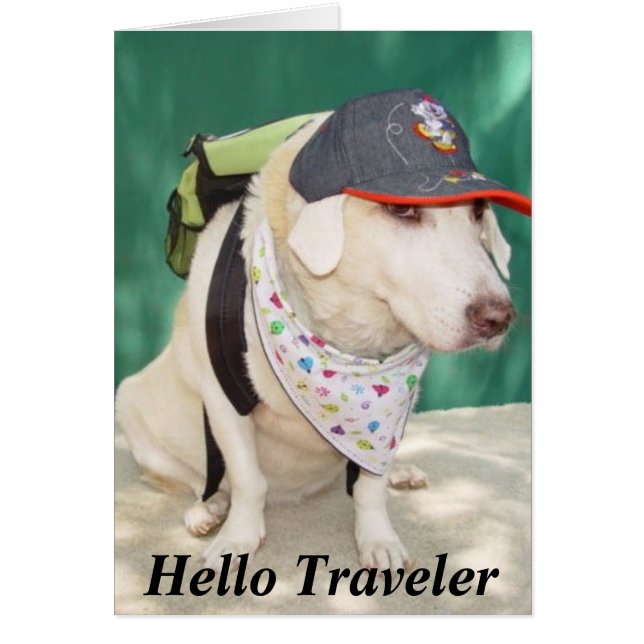 Cartão Bon Voyage (Frente)