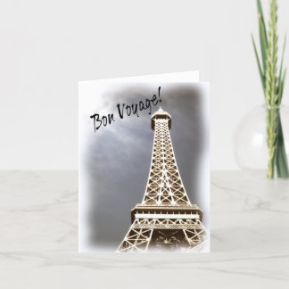 Cartão Bon Voyage!