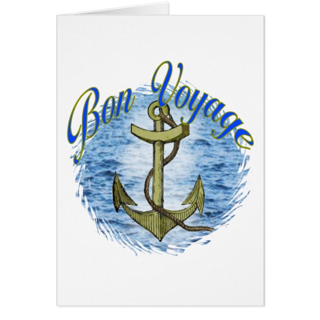 Cartão Bon voyage (Frente)
