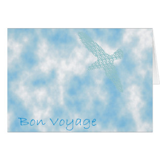 Cartão Bon Voyage Bluebird