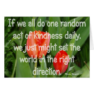 Cartão Bondade Aleatória