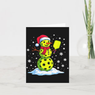 Cartão Boné de Papai Noel Boneco de Neve Natal Amante de