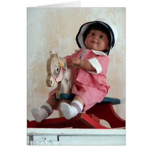 Cartão Boneca Antiga